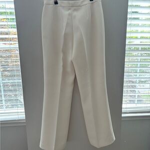 Cream lined dress pants size 8 cream